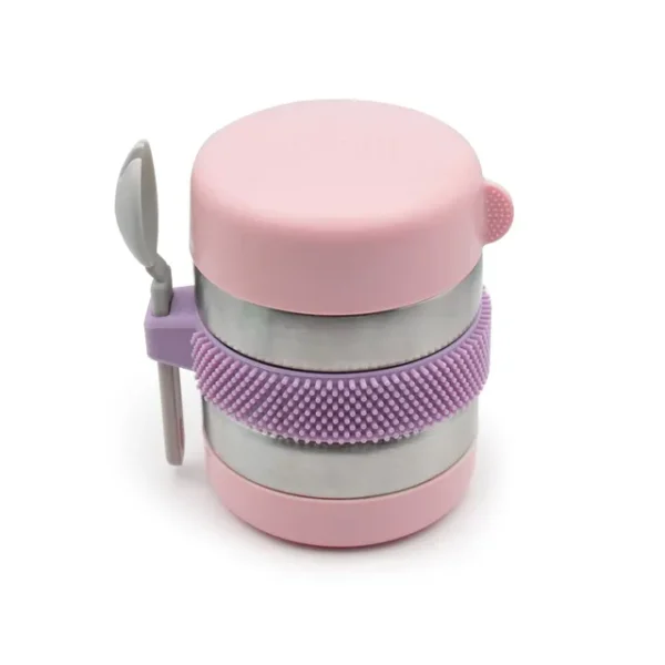 Melii Insulated Food Jar, Fidget Thermose 300ml Pink