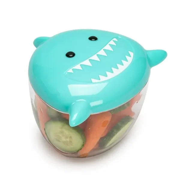 Melii Snack Container with PCTG base – 3 pack Bulldog, Shark, Cat 232ml