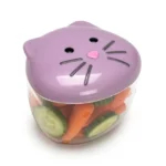 Melii Snack Container with PCTG base – 3 pack Bulldog, Shark, Cat 232ml