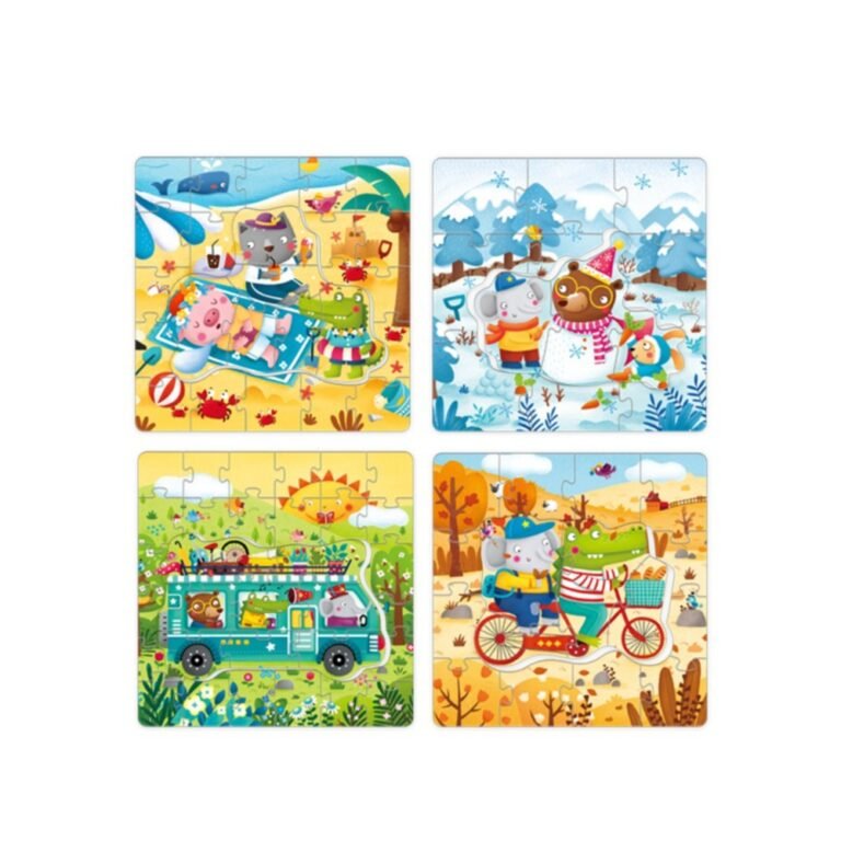 Mideer - 4 in 1 Puzzle - Seasons