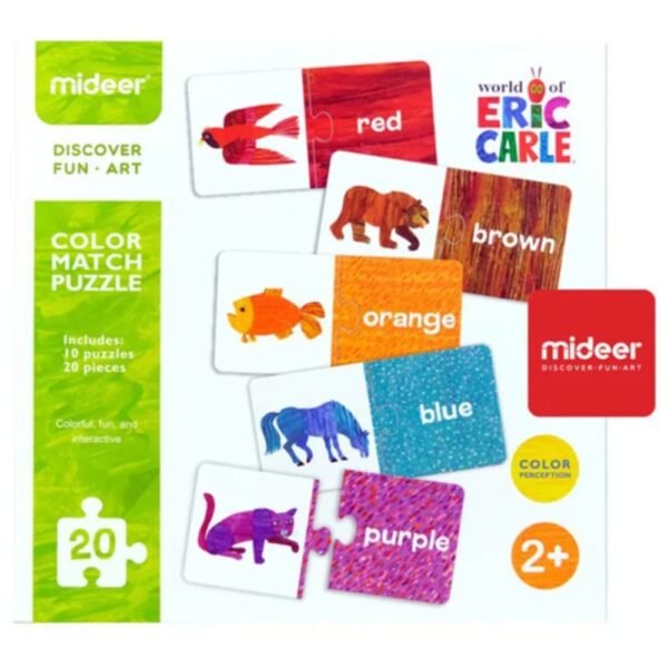Mideer Eric Carle Color Match Puzzle
