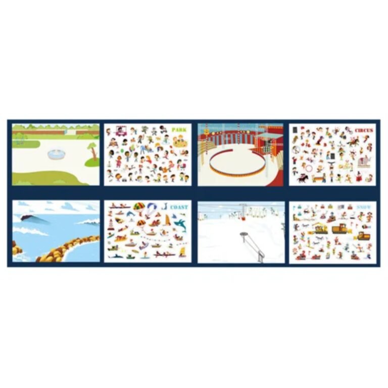 Mideer - Fun Life Reusable Stickers