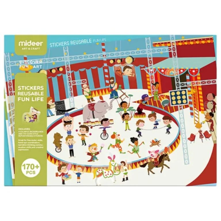 Mideer - Fun Life Reusable Stickers