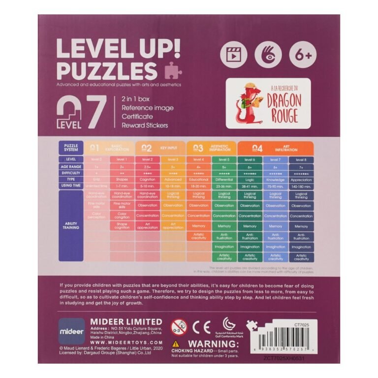 Mideer Geography Puzzle (Advanced Puzzles Series) - Level 7