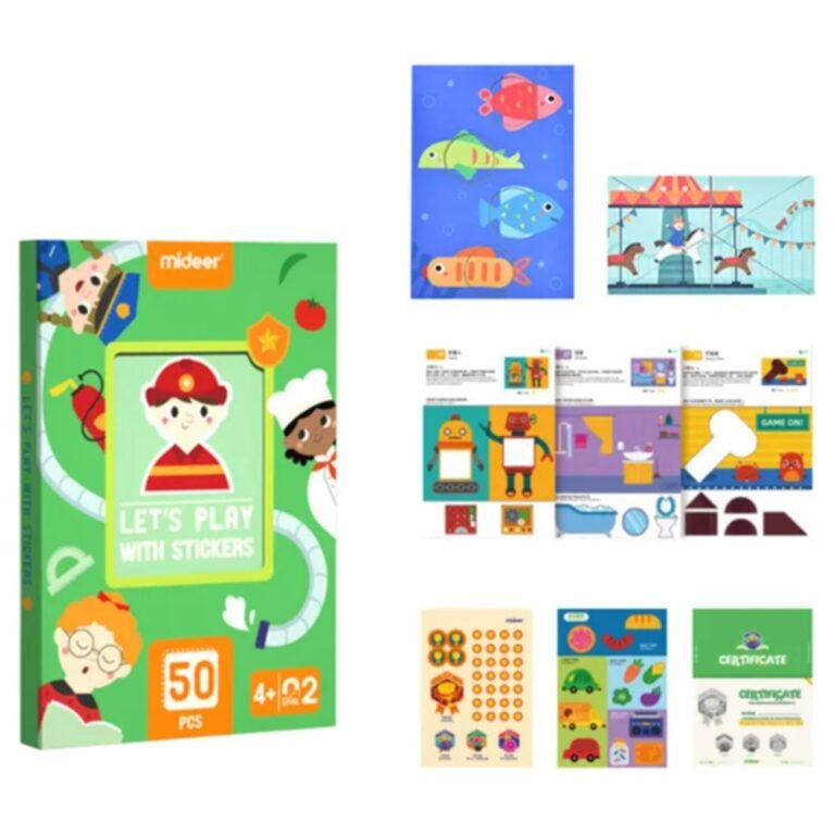 Mideer - Let's Play with Stickers - Level 2