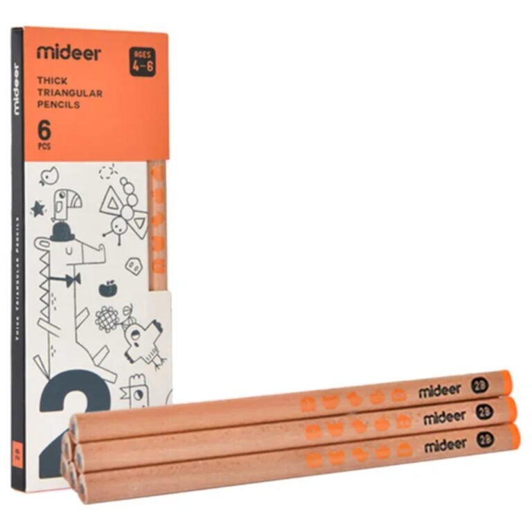 Mideer - Triangular Pencil 2B - 6 pcs