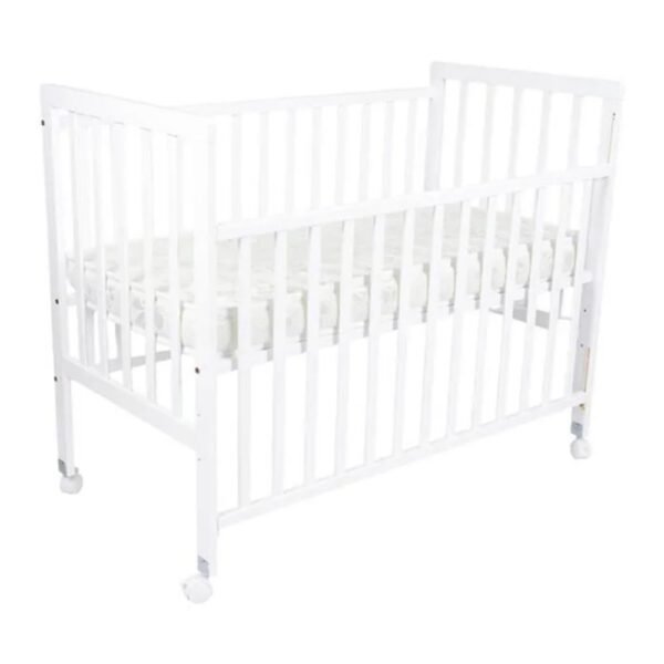 Mini Panda – DreamNest Wooden Cot 0 – 3 years old, White