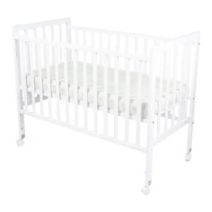Mini Panda - DreamNest Wooden Cot 0 - 3 years old, White