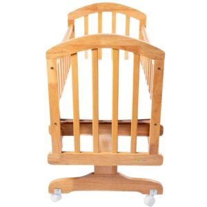 Mini Panda - Wooden Lullaby Bed 0-6 months, Natural