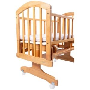Mini Panda - Wooden Lullaby Bed 0-6 months, Natural
