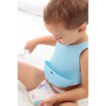 Minikoioi – Silicone Flexi Bib – Blue