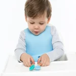 Minikoioi – Silicone Flexi Bib – Blue