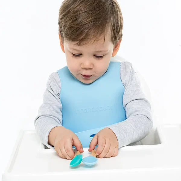 Minikoioi – Silicone Flexi Bib – Blue