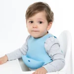 Minikoioi – Silicone Flexi Bib – Blue