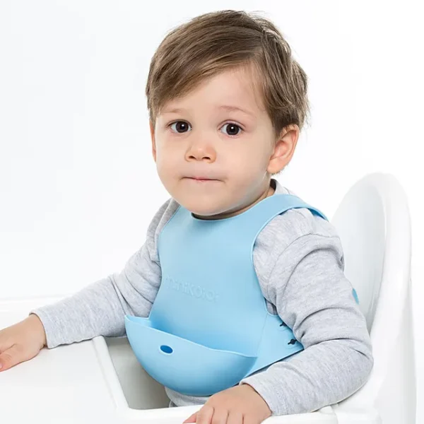 Minikoioi – Silicone Flexi Bib – Blue