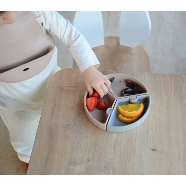 Minikoioi - Silicone Flexi Bib - Bubble Beige