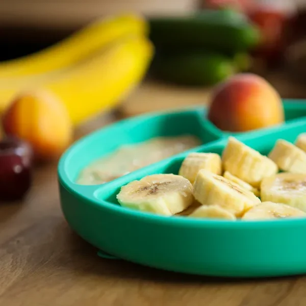 Minikoioi – Silicone Portions Plate – Green