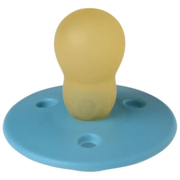 Mininor – Round Pacifier Latex 6M – Opal Lake
