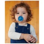 Mininor – Round Pacifier Silicone 0M – Opal Lake
