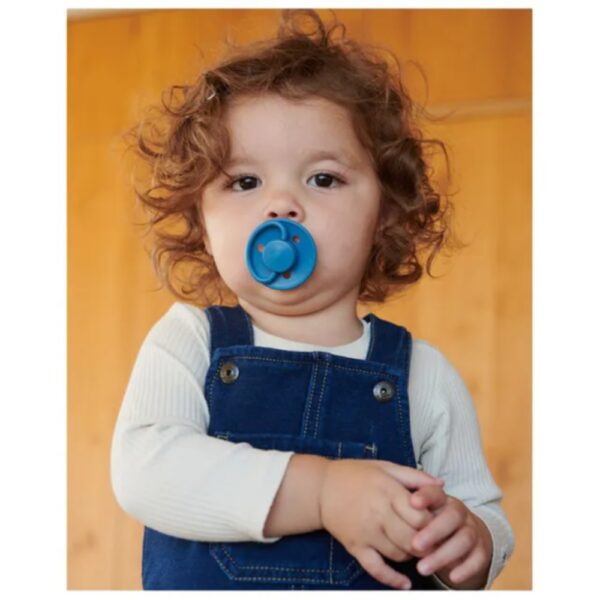 Mininor – Round Pacifier Silicone 0M – Opal Lake