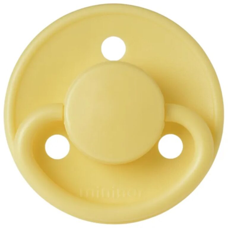 Mininor - Round Pacifier Silicone 0M - Duckling
