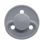 Mininor – Round Pacifier Silicone 6M – Grey Seal – 2pcs