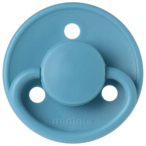 Mininor – Round Pacifier Silicone 0M – Opal Lake