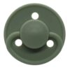 Mininor – Round Pacifier Silicone 0M – Willow Green – 2pcs