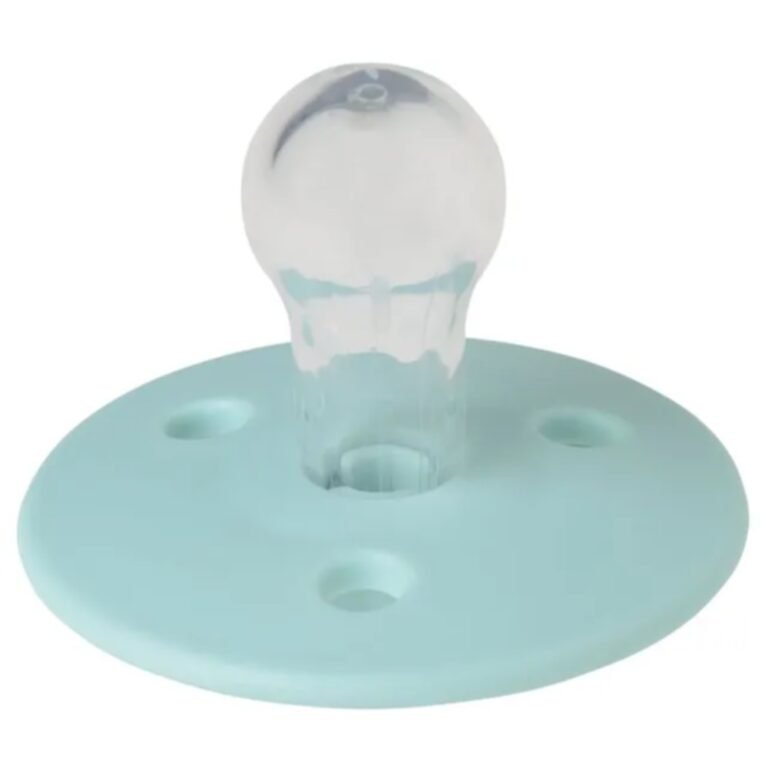 Mininor - Round Pacifier Silicone 6M - Cool Mint