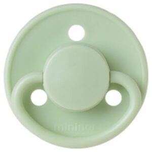 Mininor – Round Pacifier Silicone 6M – Heath flower – 2pcs