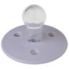 Mininor – Round Pacifier Silicone 6M – Lilac Flower