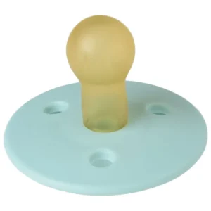 Factory Price – Sandi Silicone and Wooden Pacifier Clip – Blue