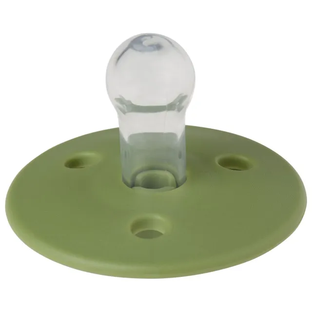 Mininor - Round Pacifier Silicone 0M - Grasshopper