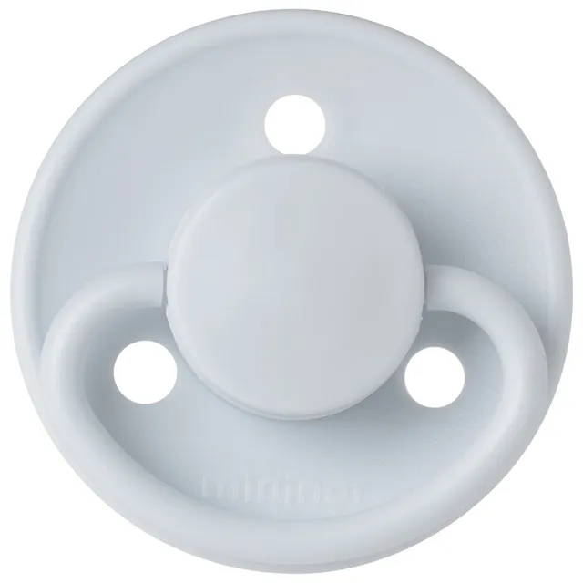 Mininor - Round Pacifier Silicone 0M - Icicle
