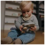 Mininor – Round Pacifier Silicone 0M – Little Lamb