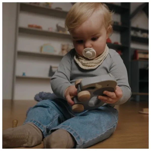 Mininor – Round Pacifier Silicone 0M – Little Lamb