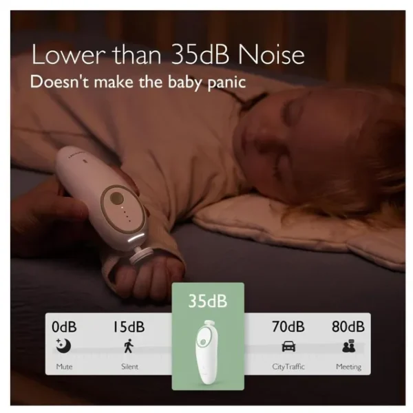 Momcozy Baby Nail Trimmer Electric Rechargeable
