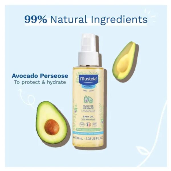 Mustela – Baby Massage Oil – 100ml