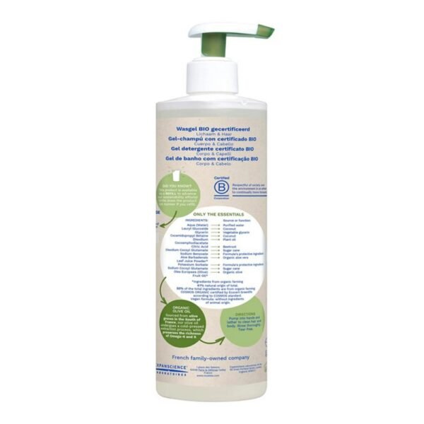 Mustela – Bio Certified Organic Cleansing Gel – 400ml