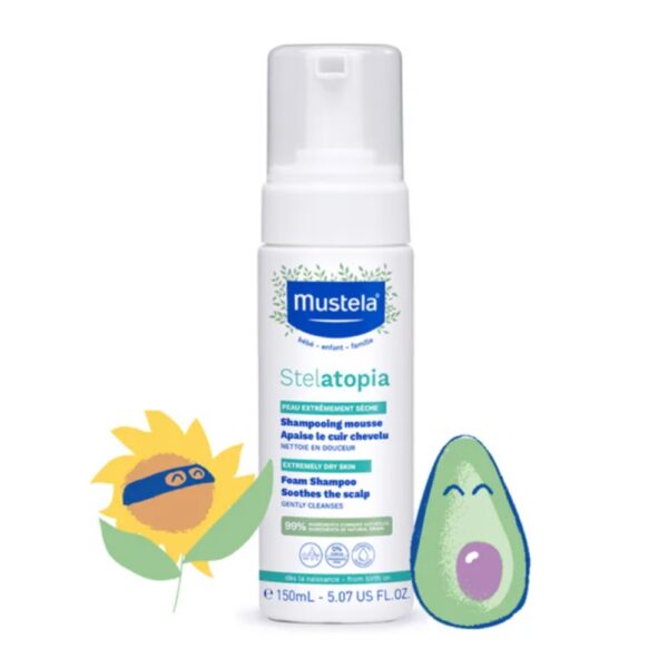 Mustela – Stelatopia Foam Shampoo – 150ml