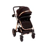 Pikkaboo 3in1 Luxury Pram Stroller – Black