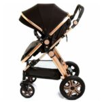 Pikkaboo 3in1 Luxury Pram Stroller – Black