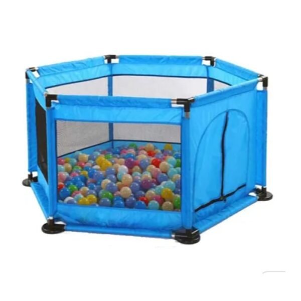Pikkaboo – MyFunPlay Portable Playpen with 30 Free balls – Blue