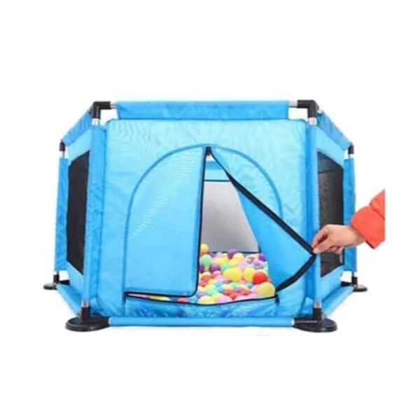 Pikkaboo – MyFunPlay Portable Playpen with 30 Free balls – Blue
