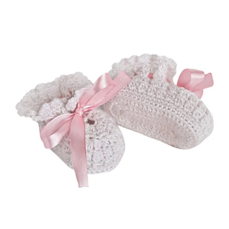 Pikkaboo - Snuggle and Play Soft Crocheted Bunny Set - White and Pink