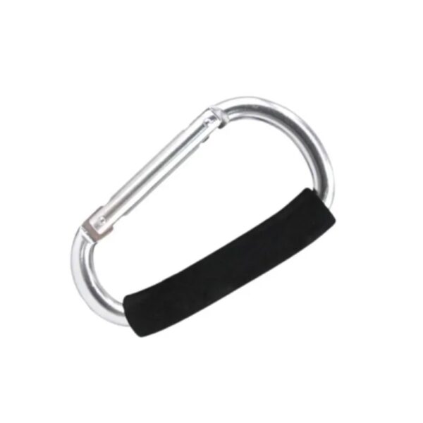 Pikkaboo – Universal Non Slip Metal Stroller Hook – Silver