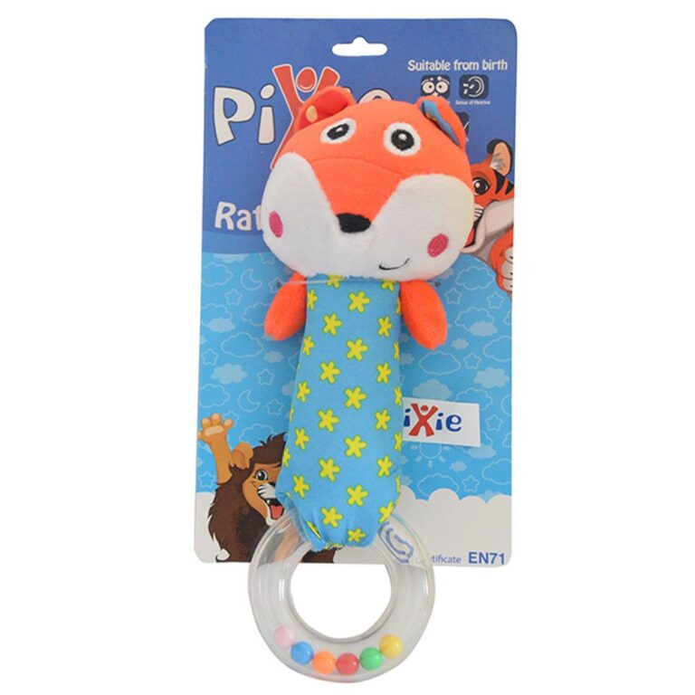 Pixie - Baby Fox Rattle Toy