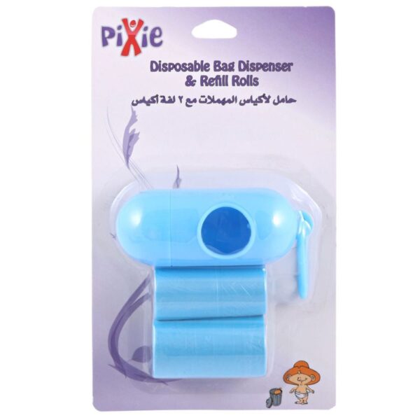 Pixie Blue Disposable Dispenser Bag and Refill