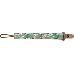 Pixie – Army Print Pacifier Holder