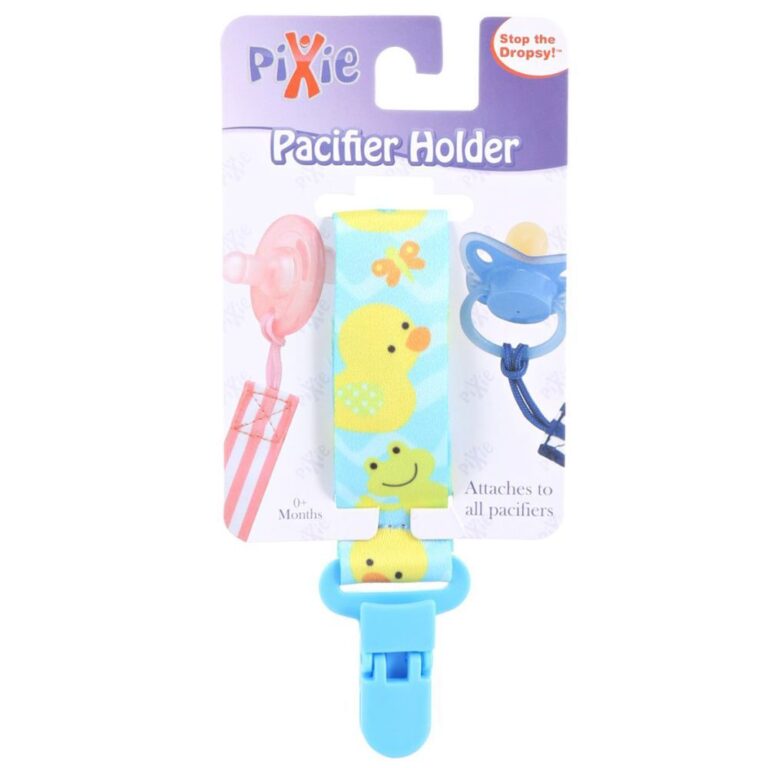 Pixie - Duck Print Pacifier Holder